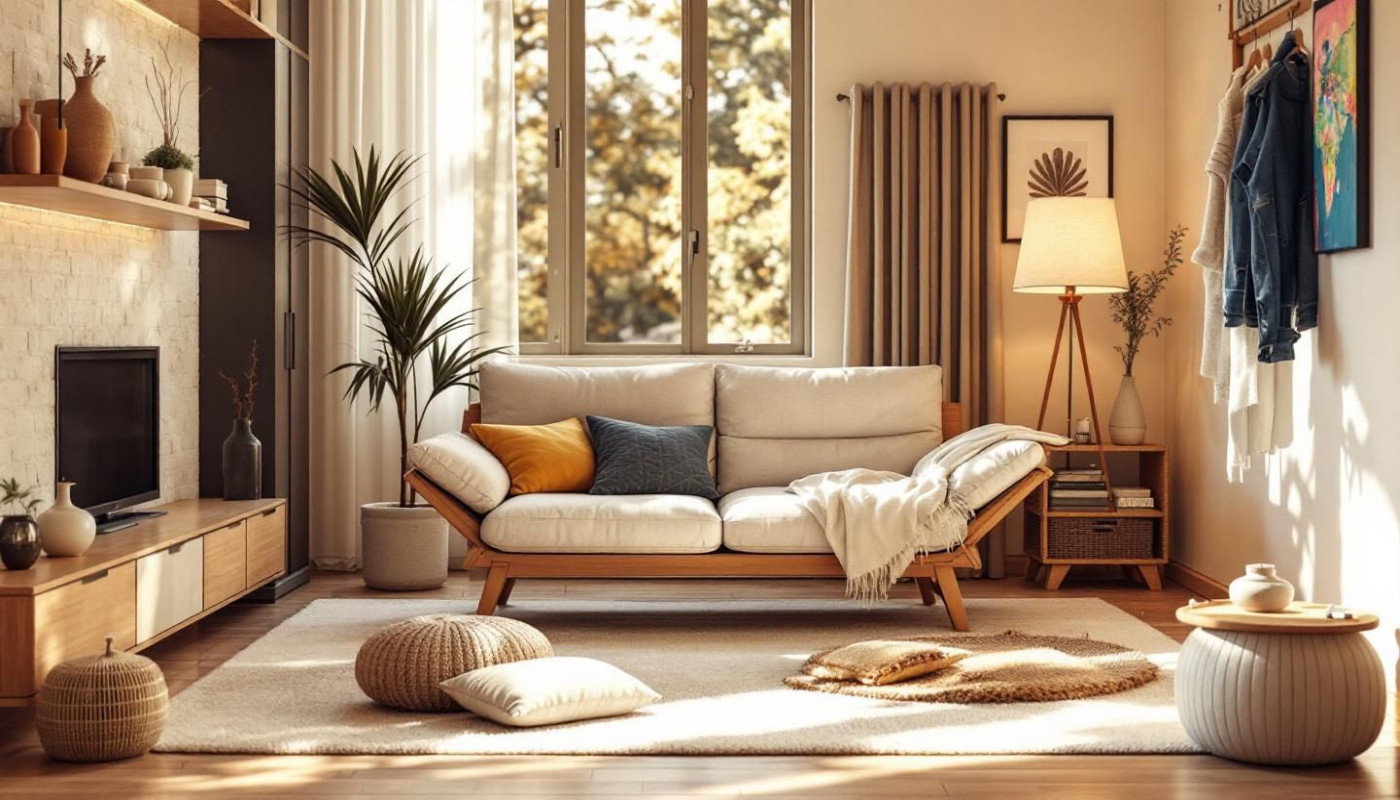 Wie man ein kleines Wohnzimmer optimal nutzt und einrichtet